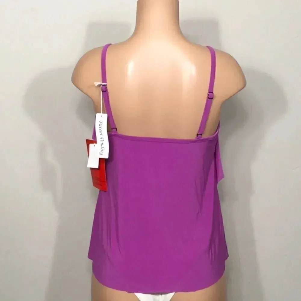 MAGICSUIT orchid tankini top. 8. NWT